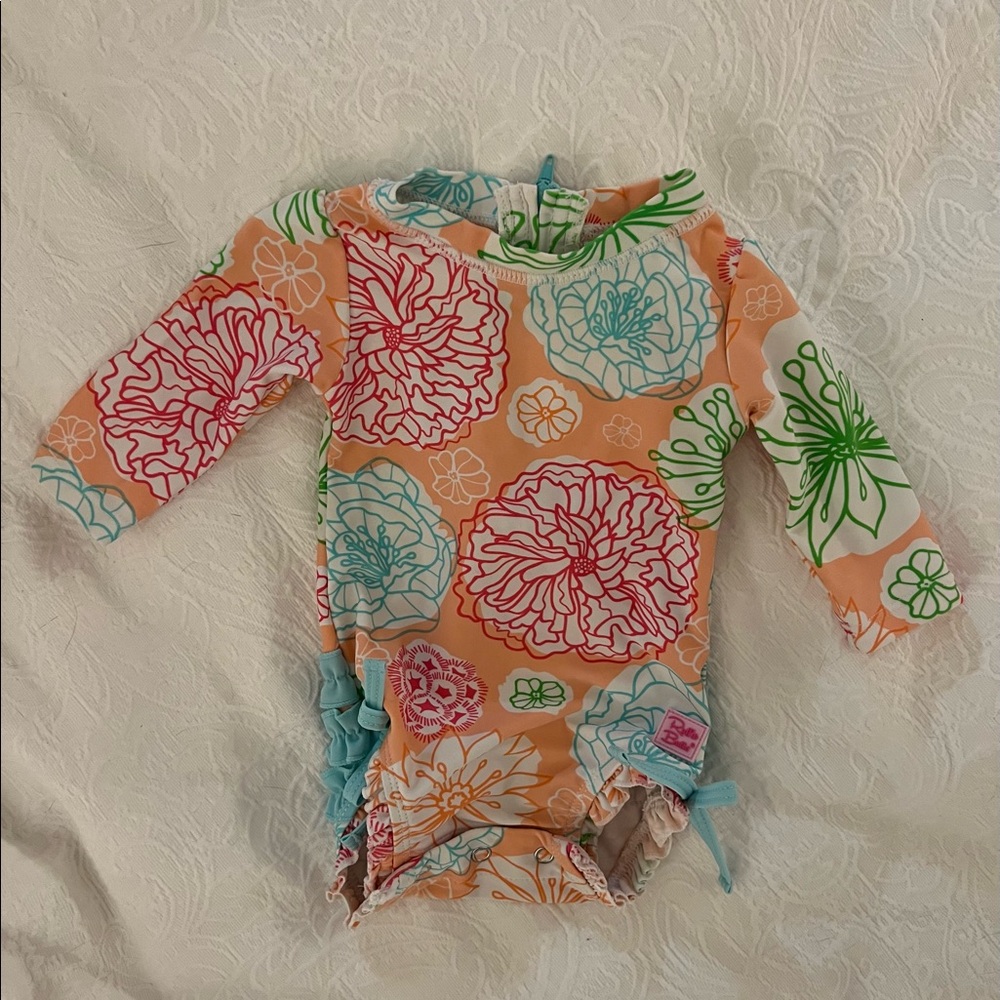 Ruffle Butts 0-3 mos GUC bathing suit